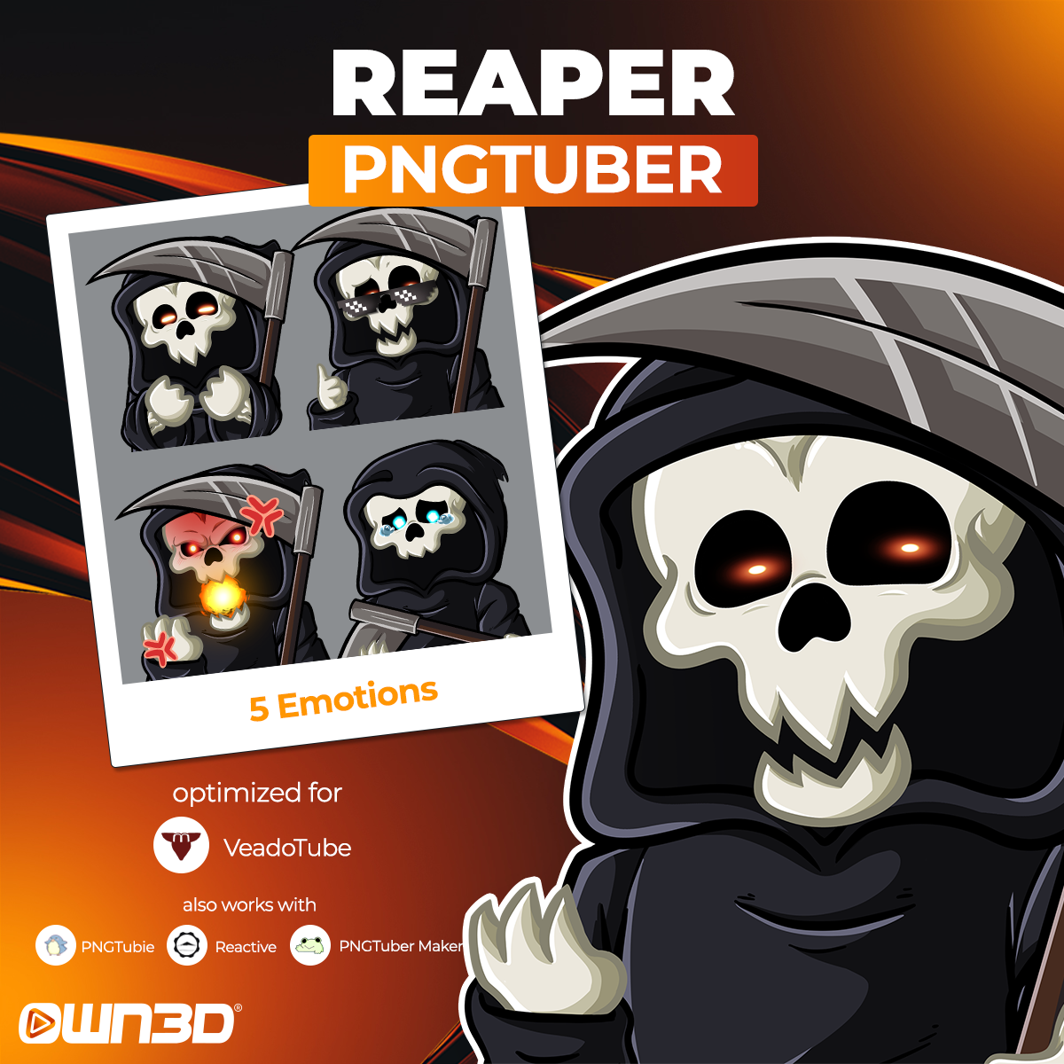 Animated Reaper VTuber Models