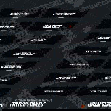 DarkMode Twitch Panels