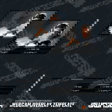 Animated DarkMode Webcam Overlays