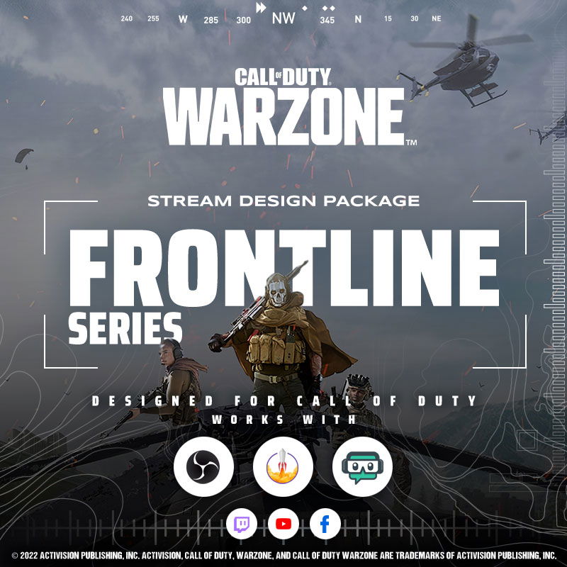 Official Call of Duty Frontline Stream Overlay Package
