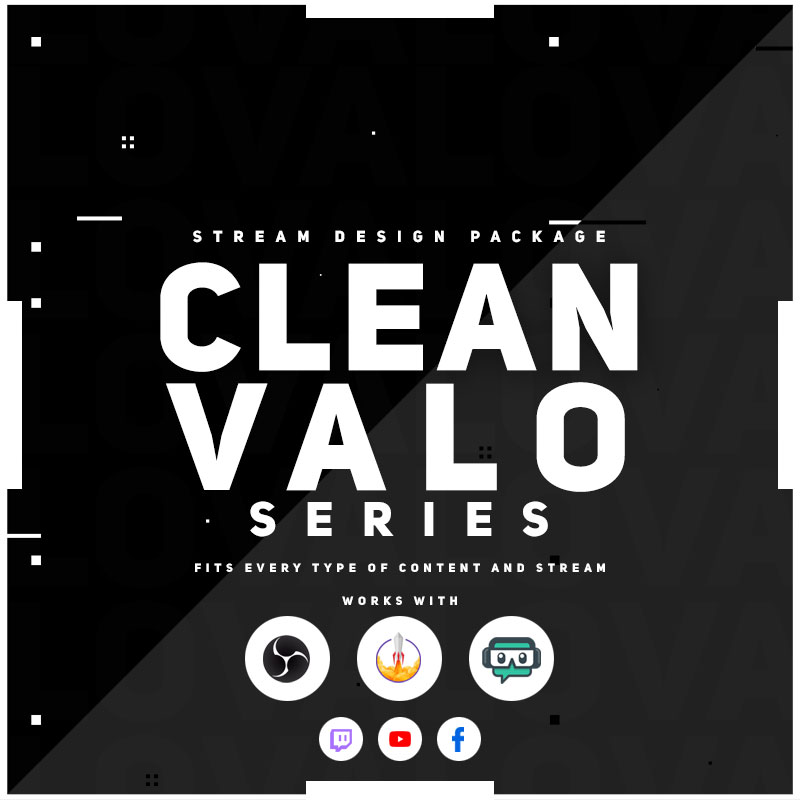 Clean Valo Stream Overlay Package for DayZ