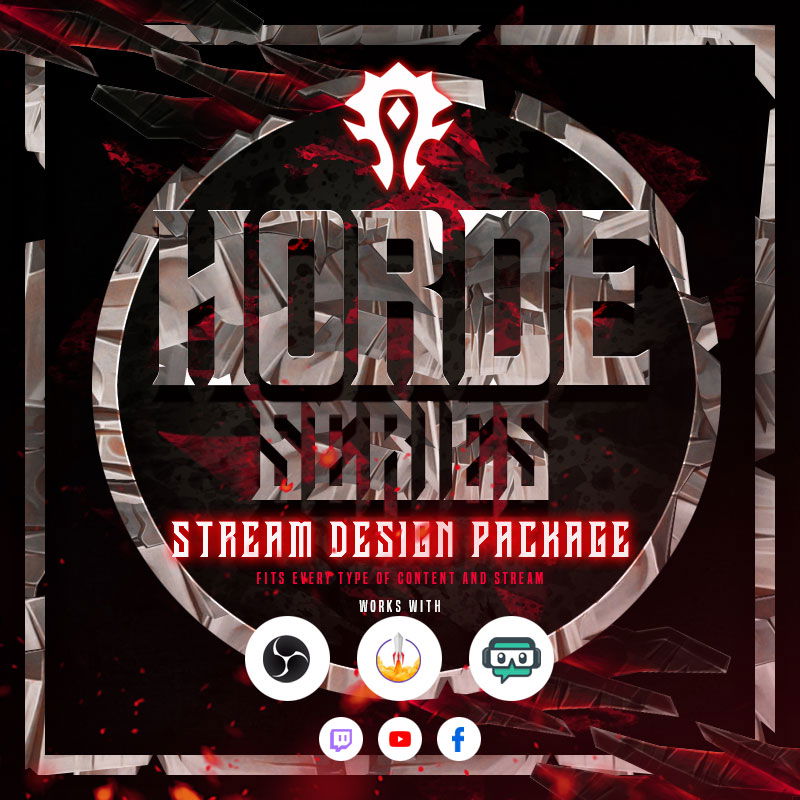 Horde Stream Overlay Package for WoW