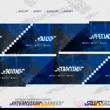 Pure Intermission Banner - Offline, Pause, Start & End Screens