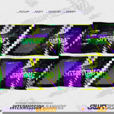 Skylla Intermission Banner - Offline, Pause, Start & End Screens