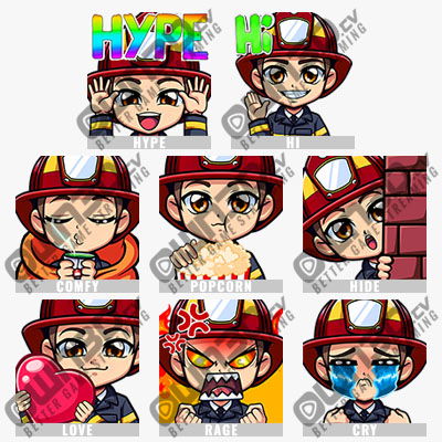 Firefighter 2 YouTube Emotes