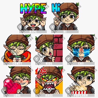 RPG ELF MALE YouTube Emotes