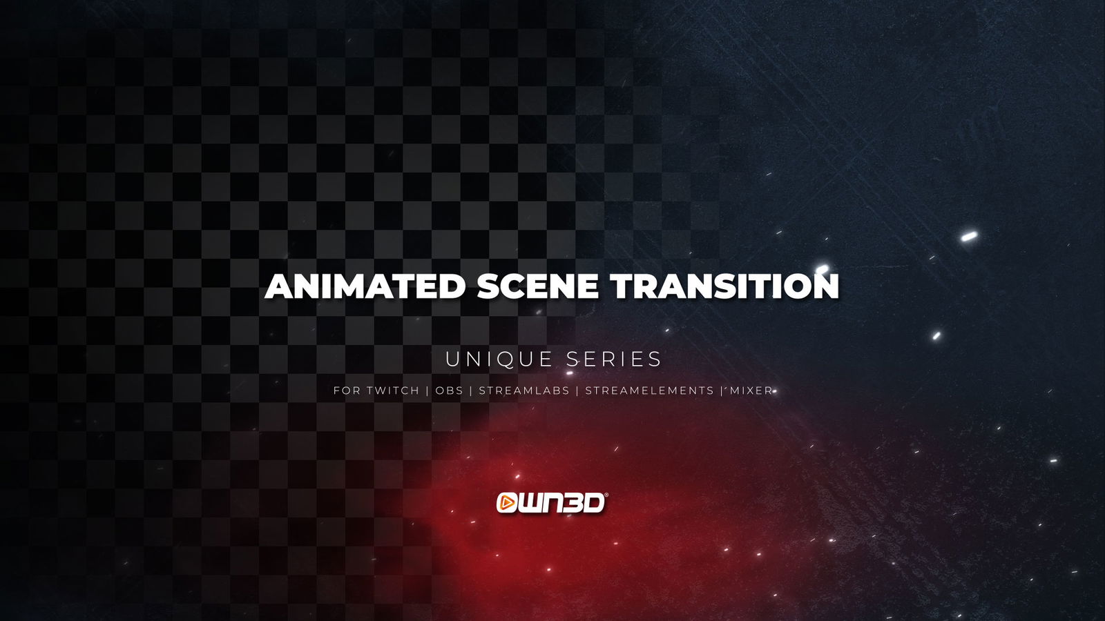 Unique Red Twitch Scene Stinger Transitions